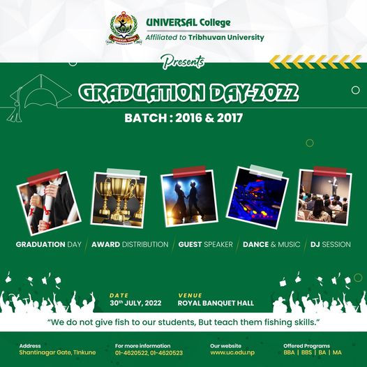 Graduation Day 2022 for Batch 2016 and 2017